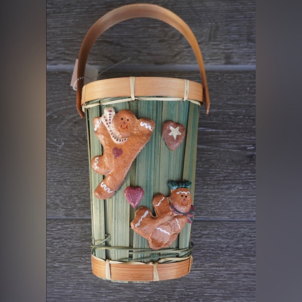 Vintage Christmas basket